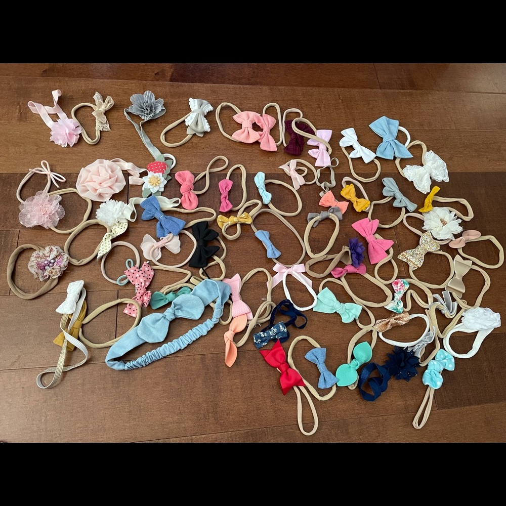 50 + baby girl headbands